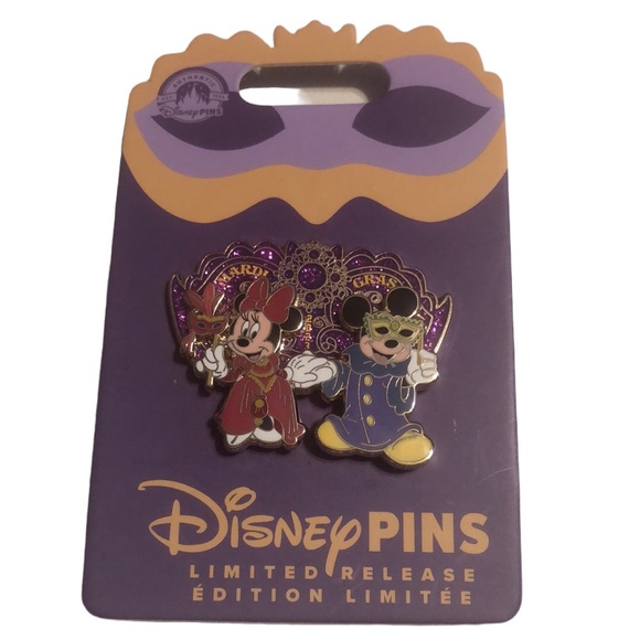 Disney Other - Mickey Minnie Mardi Gras 2023 Holiday Disney Pin